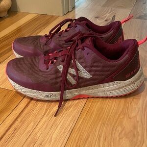 Women's Burgundy Athletic Shoes